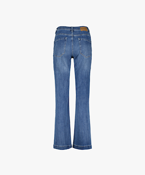 Colette Denim Front Pocket Mid Stone