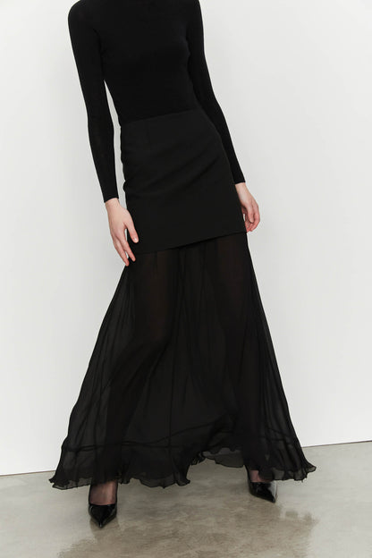Crepe Skirt