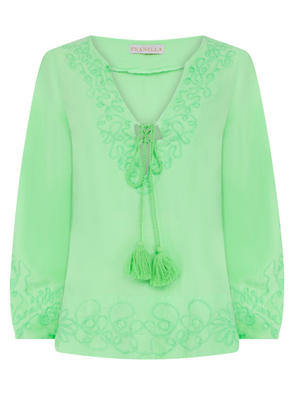 Izzadora Top Green
