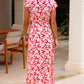 Demi Wrap Dress Pink