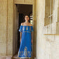 Dress Long Feather Strapless 353