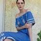 Dress Long Feather Strapless 353