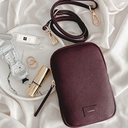 Cassia Phone Bag Burgundy