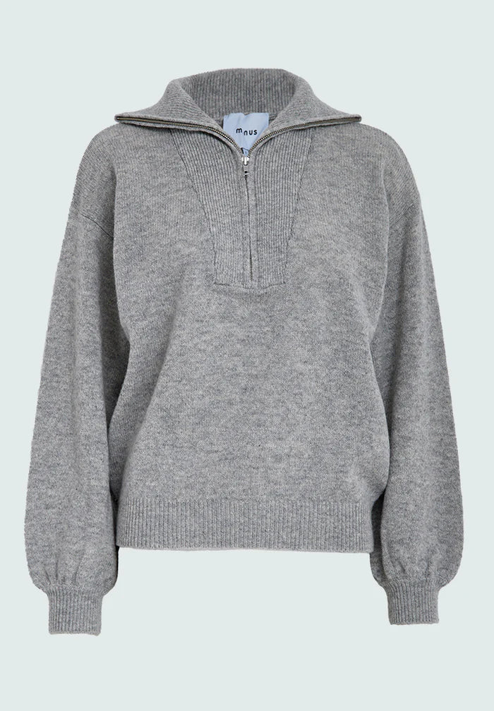 Erika Zip Knit Pullover