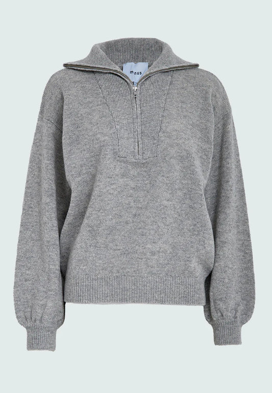 Erika Zip Knit Pullover