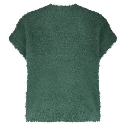 Sleeveless Fuzzy Cardigan