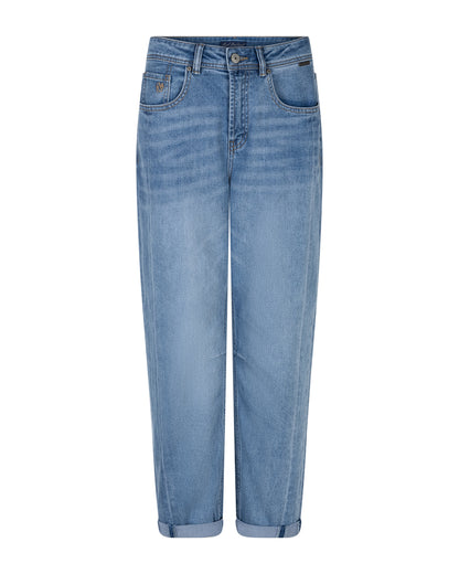 Caitlina Midstone High Rise Barrell Jeans