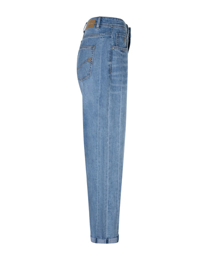 Caitlina Midstone High Rise Barrell Jeans