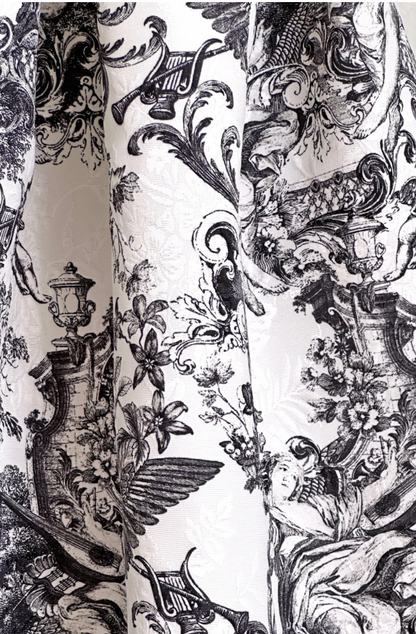 White Luna Toile Skirt