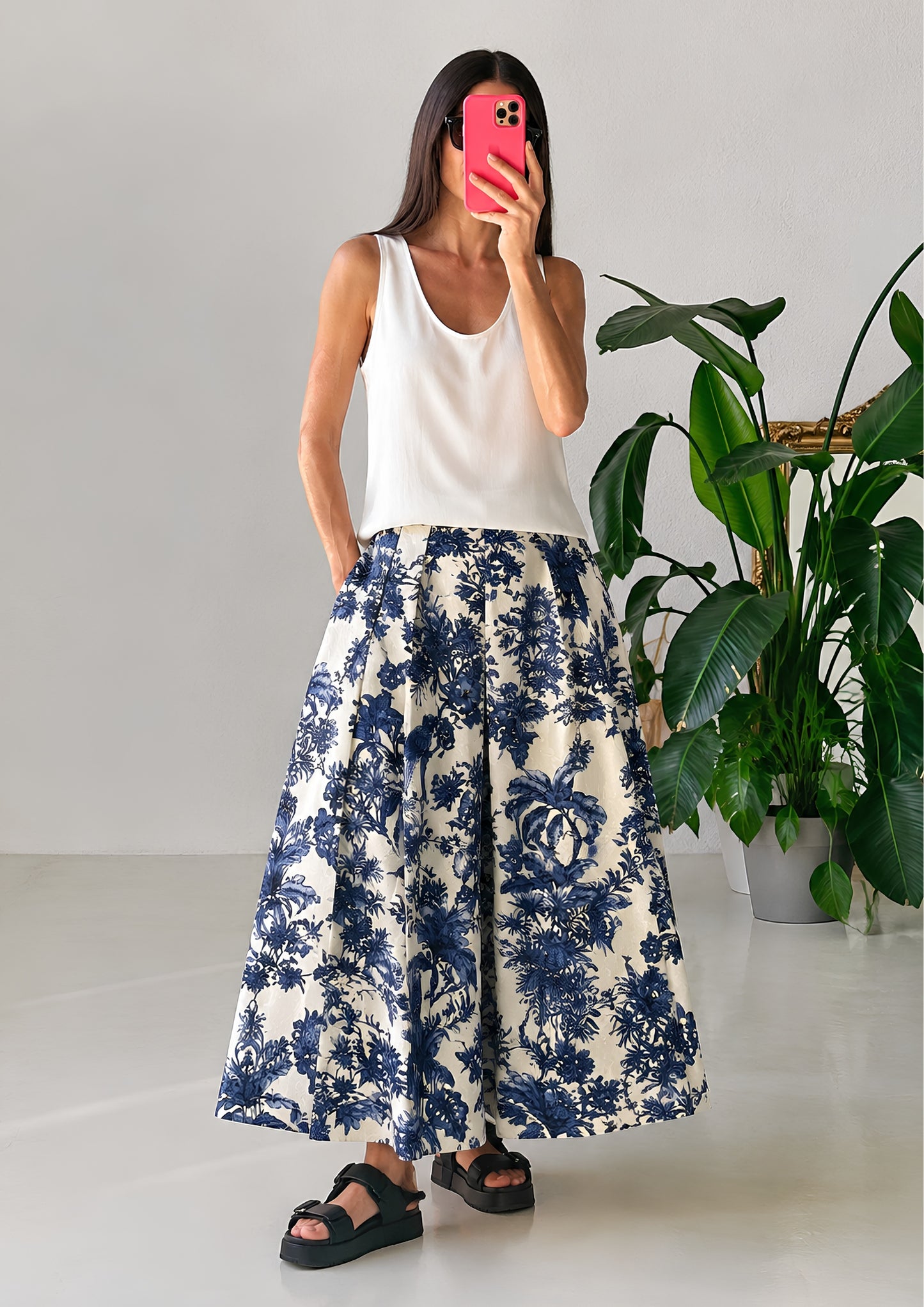 Luna Skirt - Parot Blue