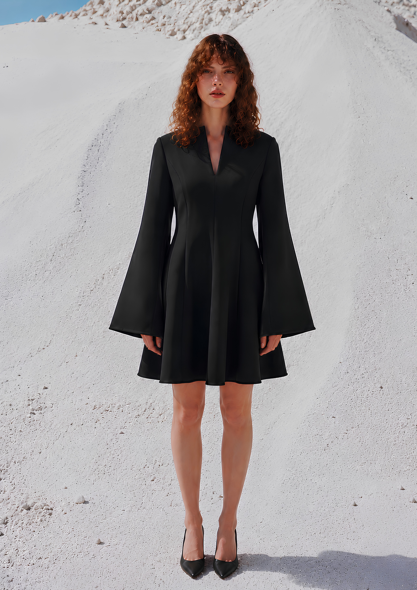 Short Fit and Flare Dress