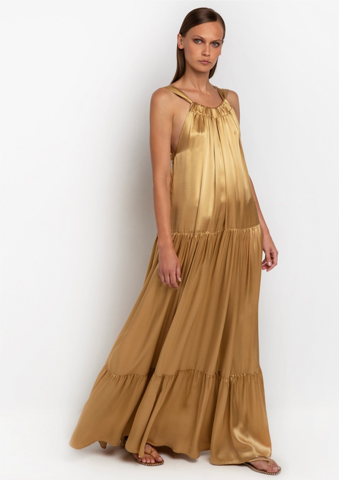Gold Maxi Dress