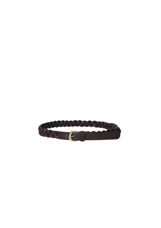 MADRI Woven Belt - Brown