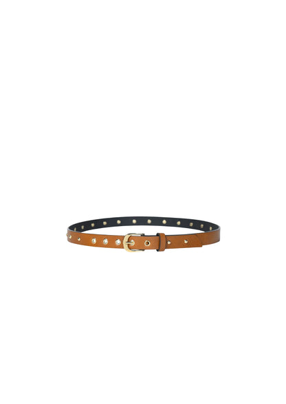 MAHI Studded Belt Caramel