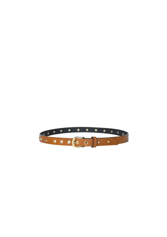 MAHI Studded Belt Caramel