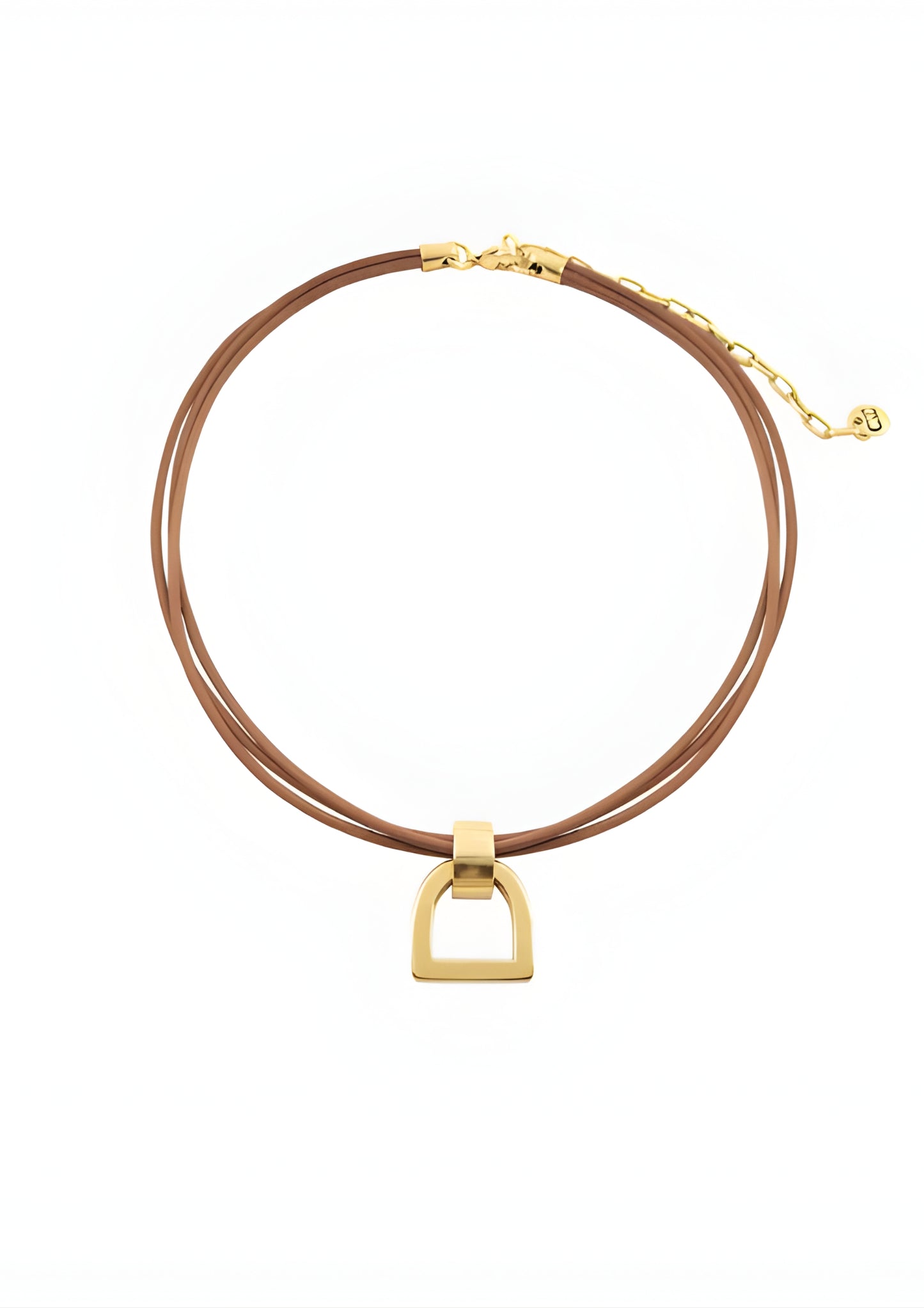 Stirrup Leather Necklace