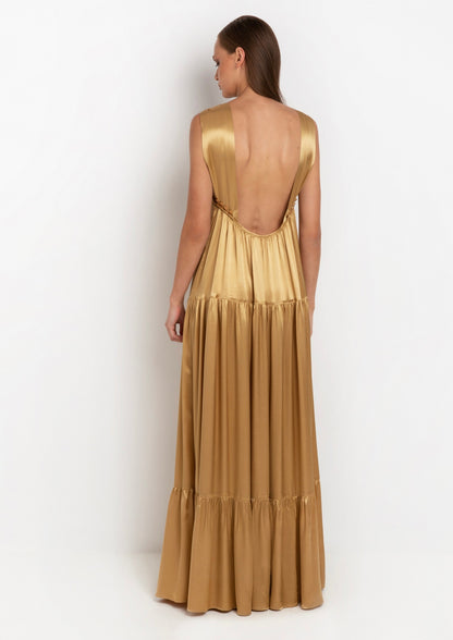 Gold Maxi Dress
