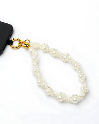Flower Pearl Wristlet