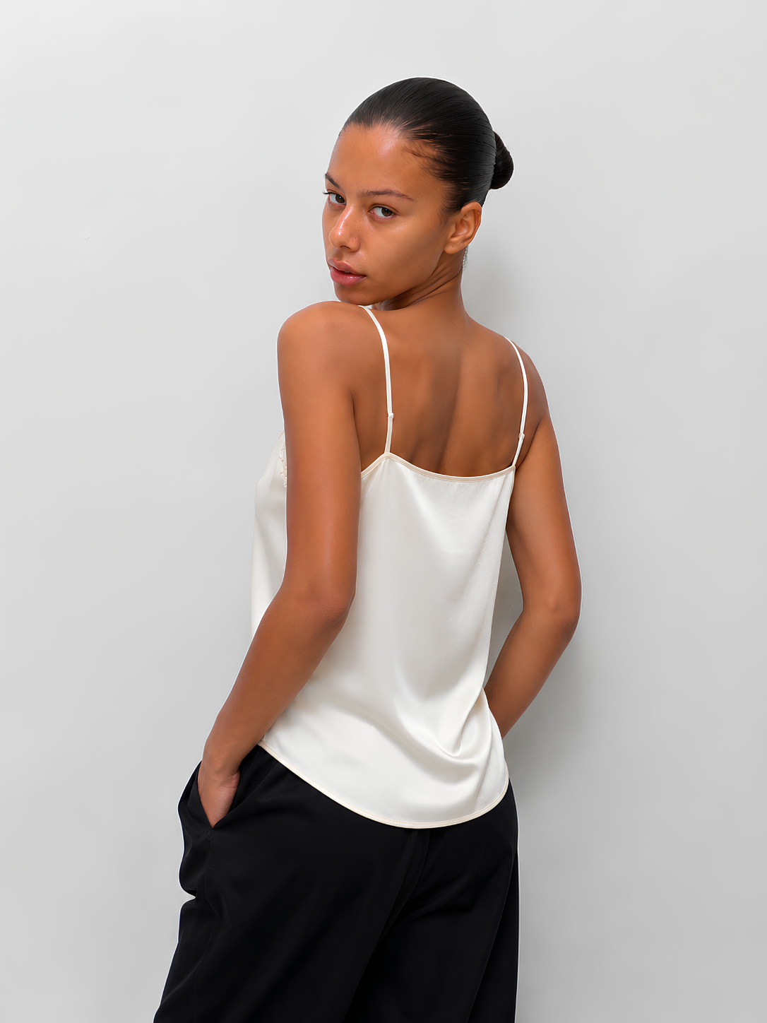 Jade Lace Strap Top