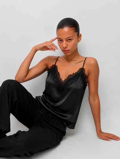Jade Lace Strap Top
