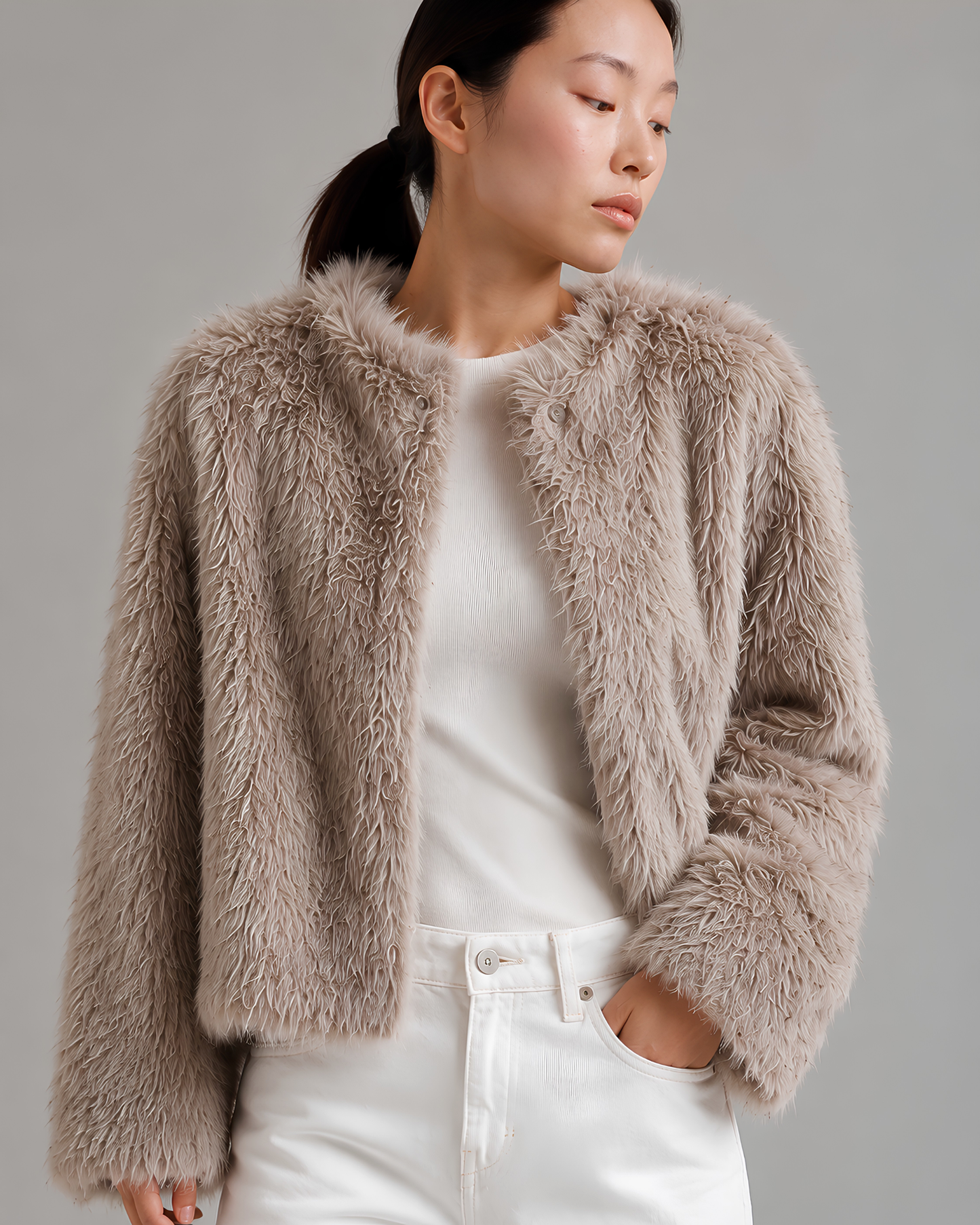 Faux Fur Jacket