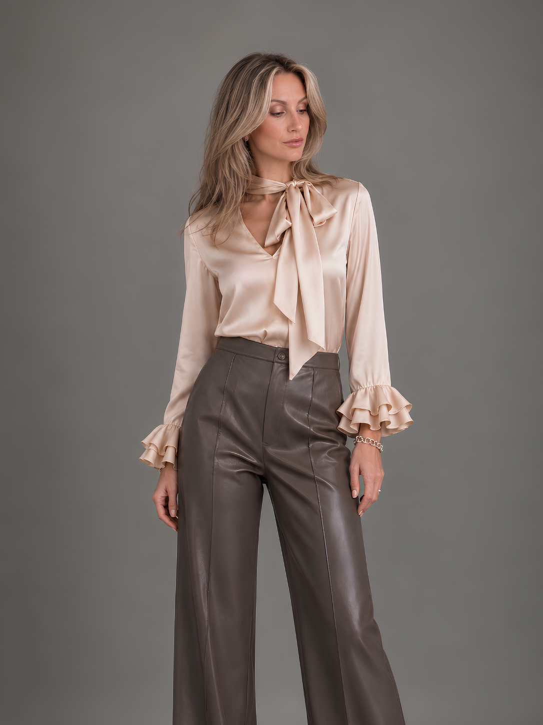 Bambini Bow Cuff Top