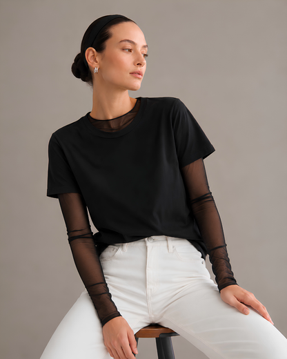 Tela Sheer Top