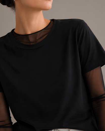 Tela Sheer Top