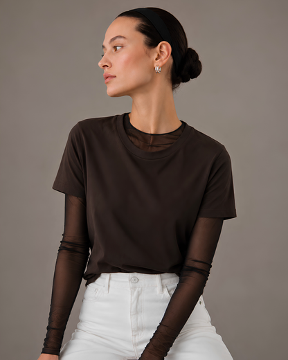 Tela Sheer Top