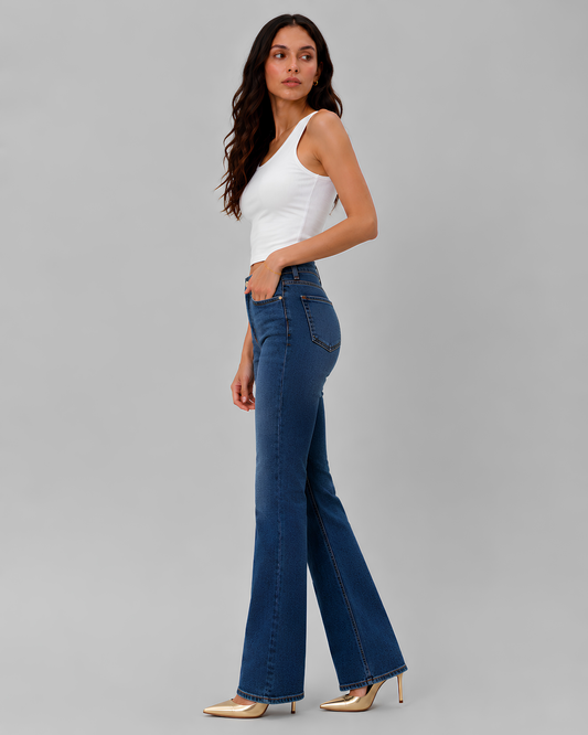 Colette 5 Pocket Denim Dark Stone