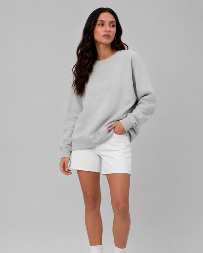 LR-NUKA 11 Sweatshirt Light grey