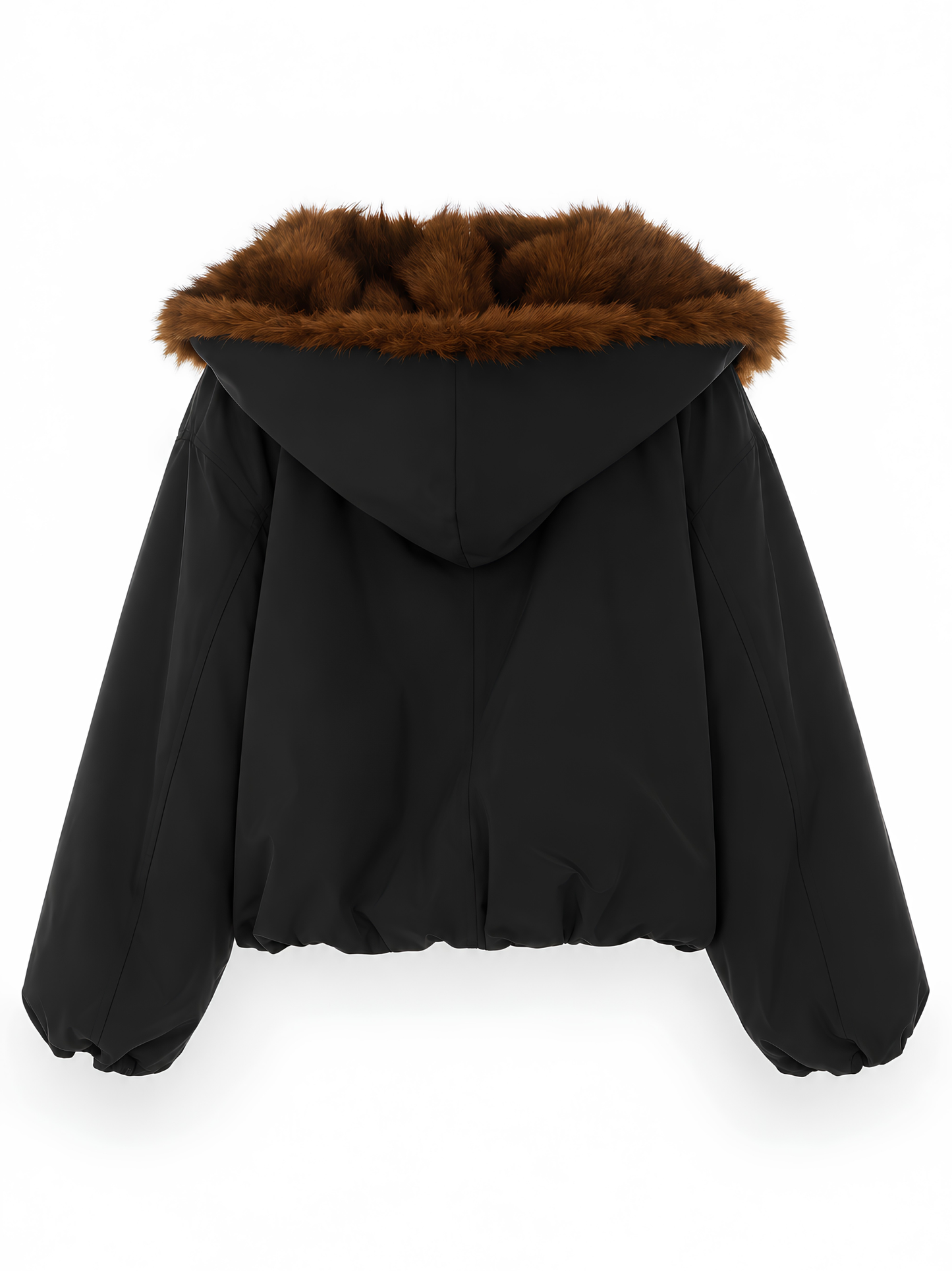Faux Fur Lined Hooded Jacket