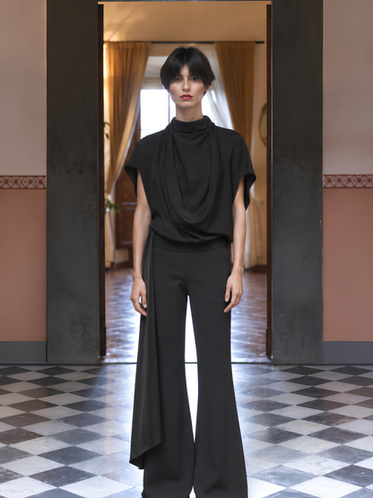 Drape Back Top