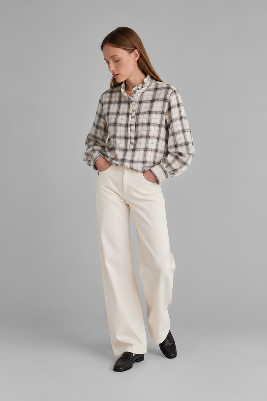Maus Shirt With Ruffle Detail