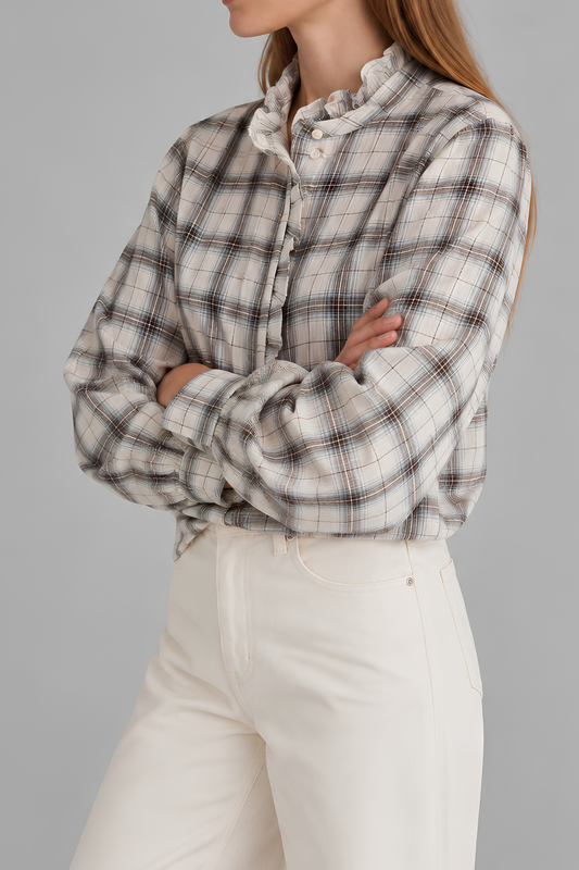 Maus Shirt With Ruffle Detail