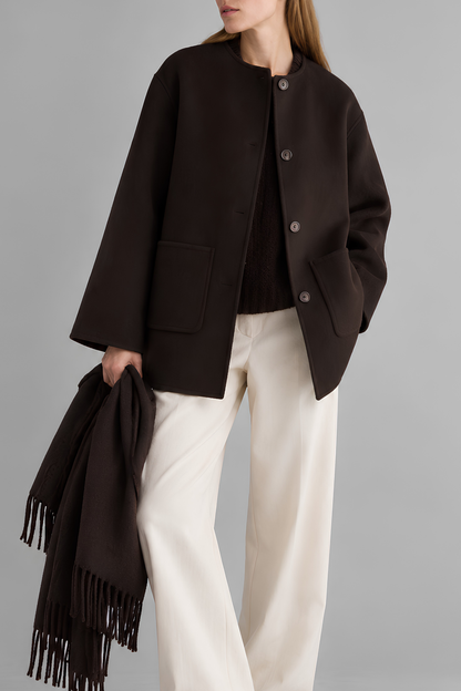 Sully Coat With Scarf