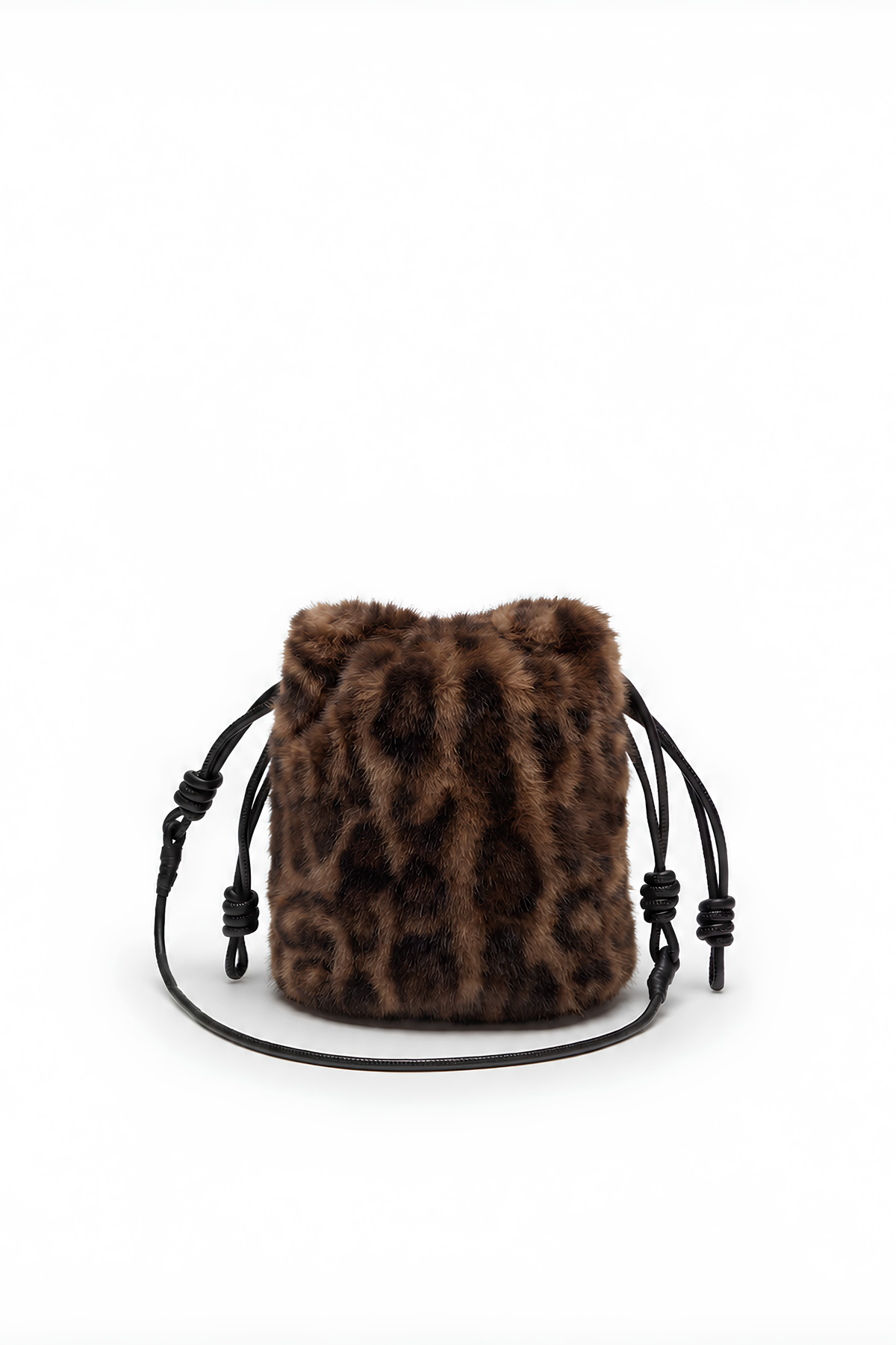 Twiggy Leopard Faux Fur Bag