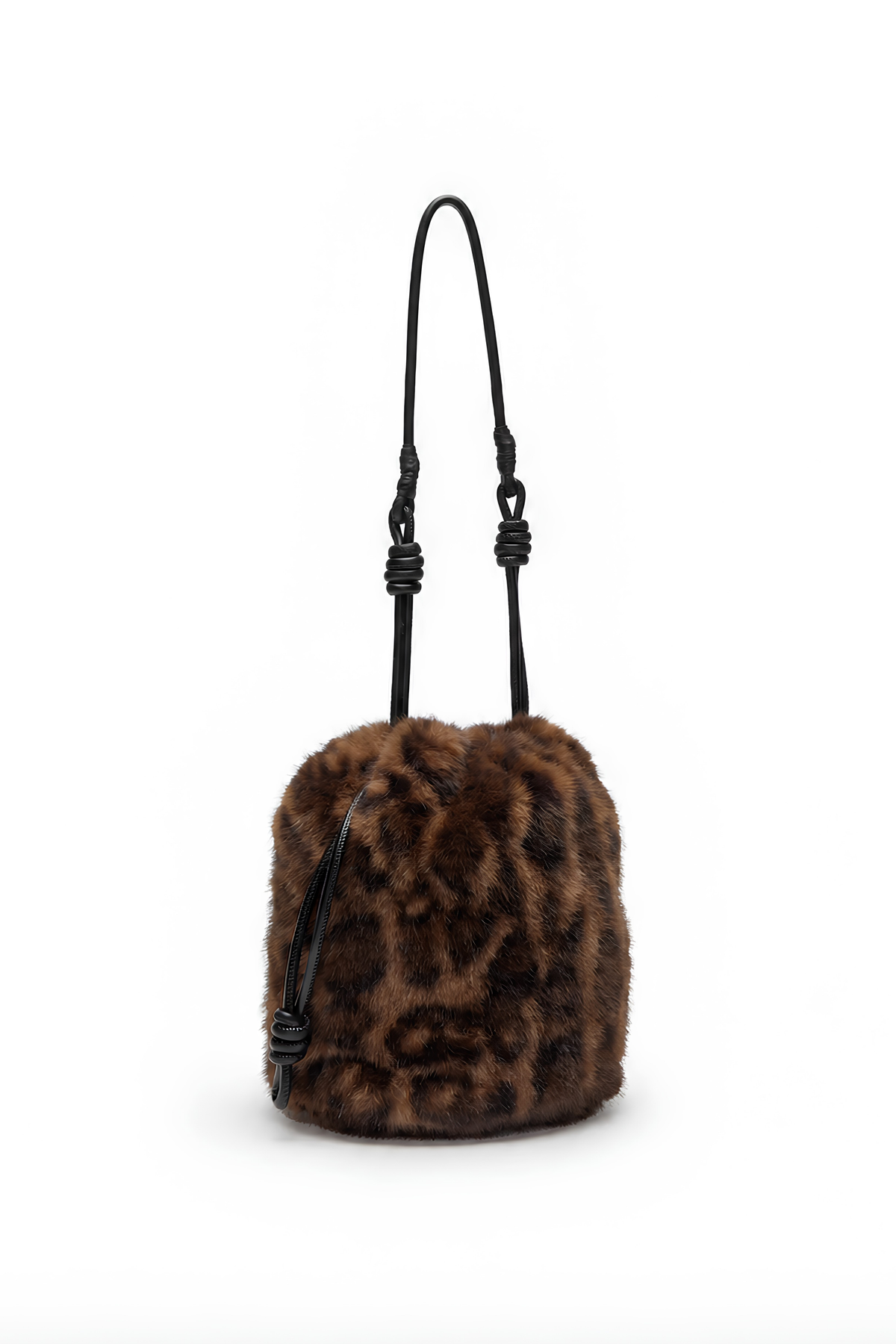 Twiggy Leopard Faux Fur Bag