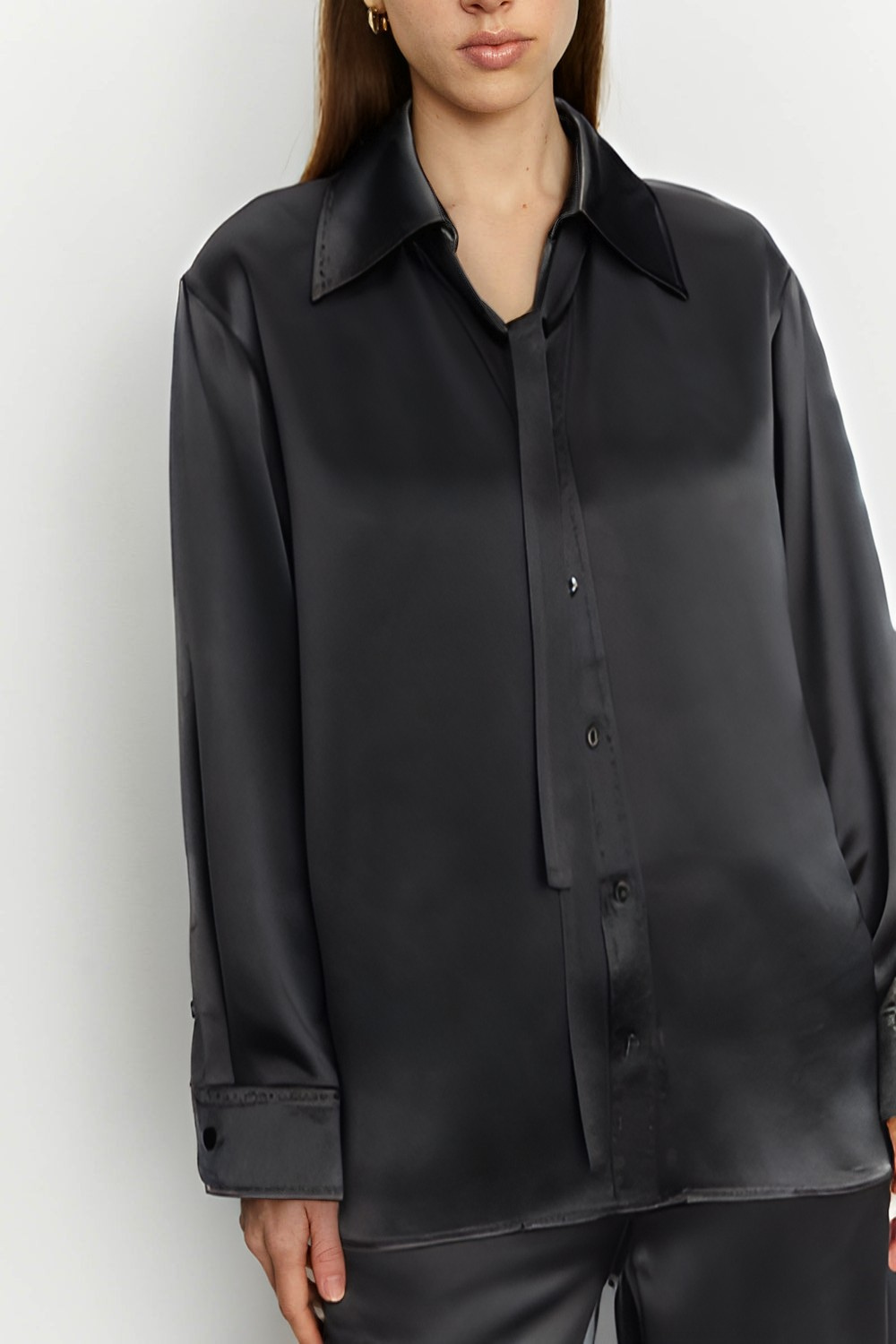 Satin Shacket