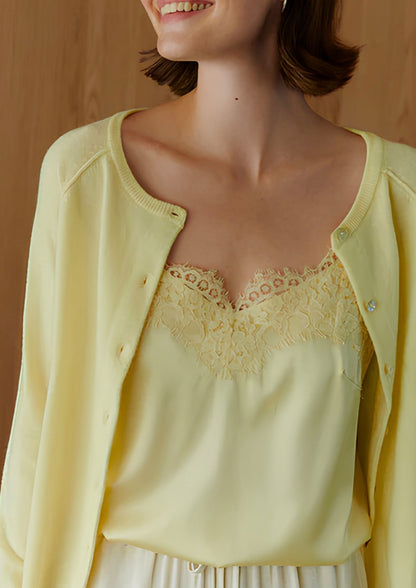 Jade Lace Strap Top