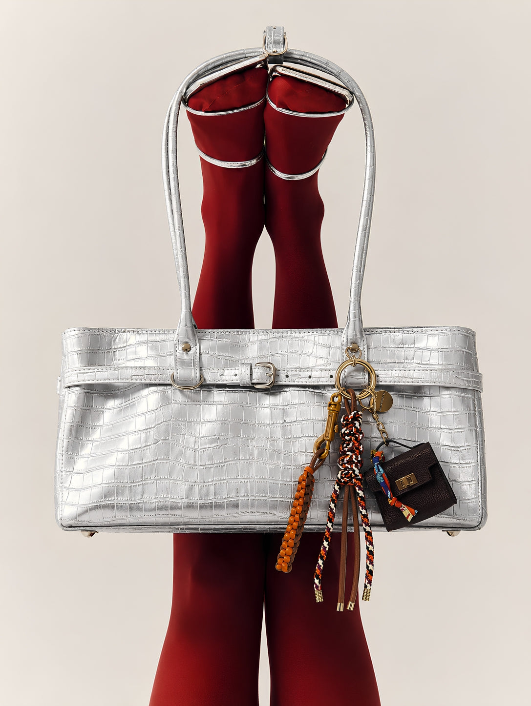 Chocolate Handbag Bag Charm