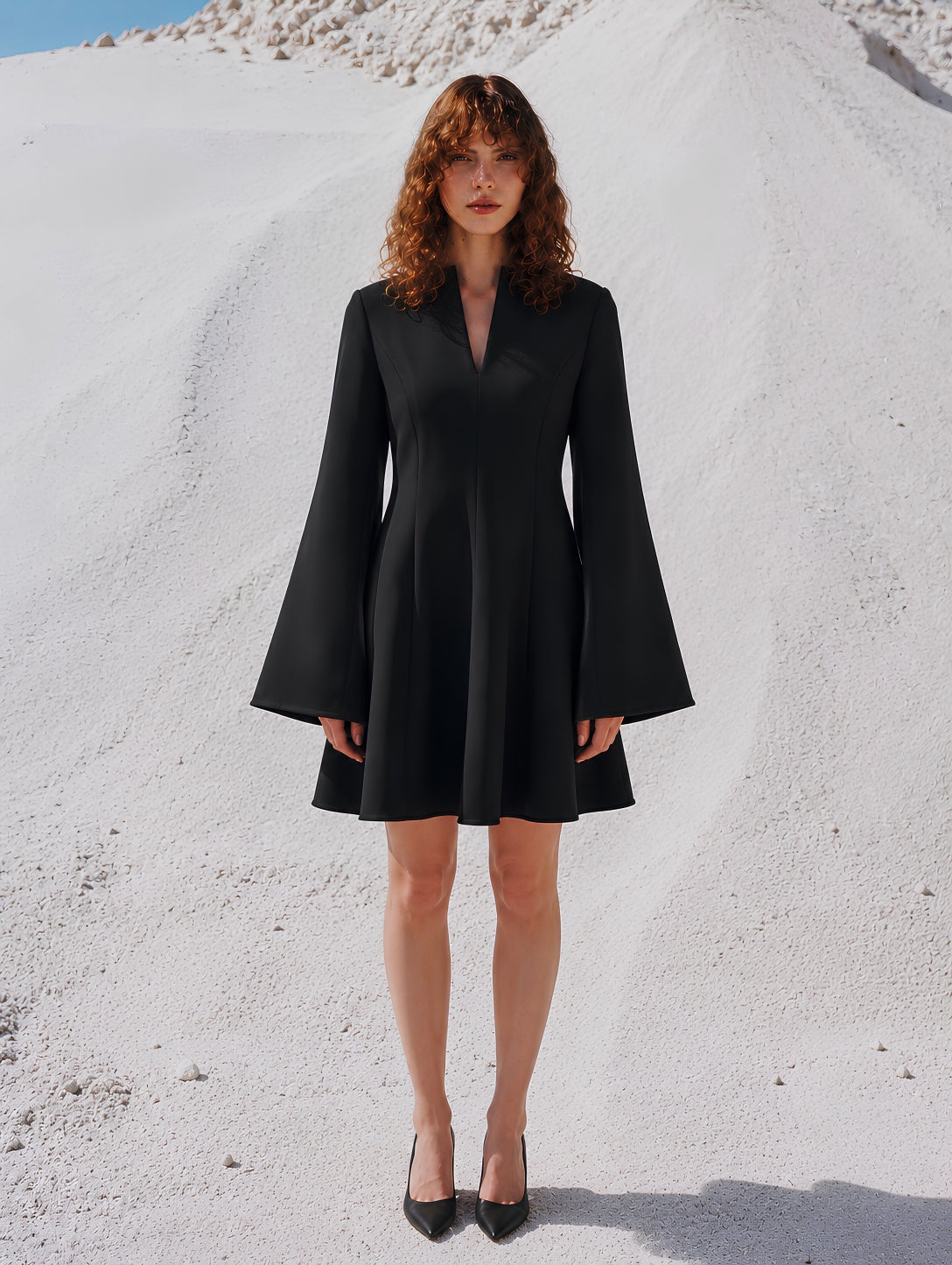 Fit and Flare Dress with Pockets