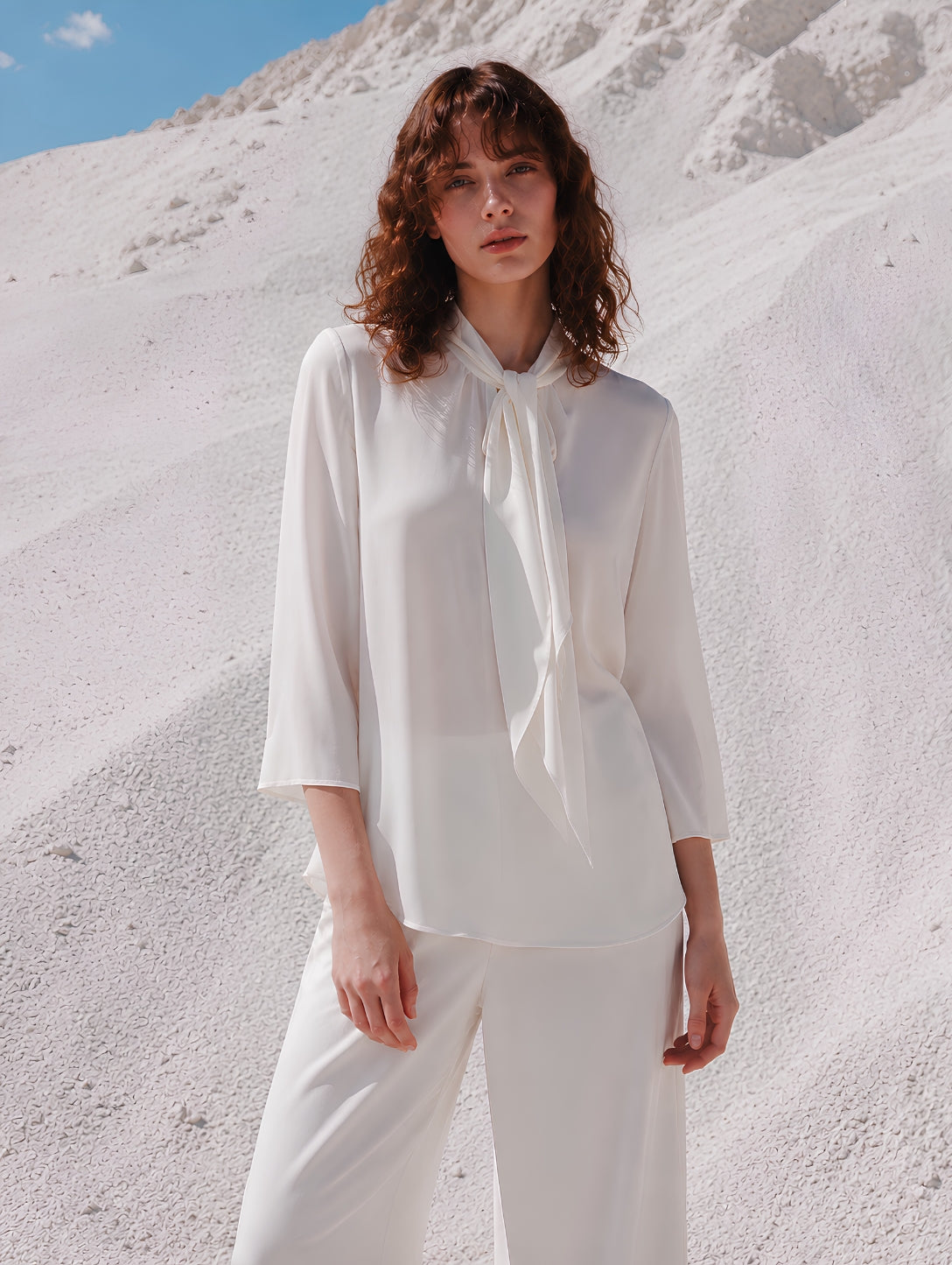 Tie Neck Blouse