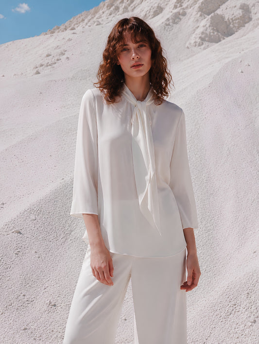 Tie Neck Blouse