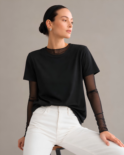 Tela Sheer Top