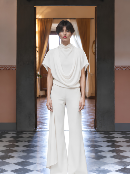 Drape Back Top