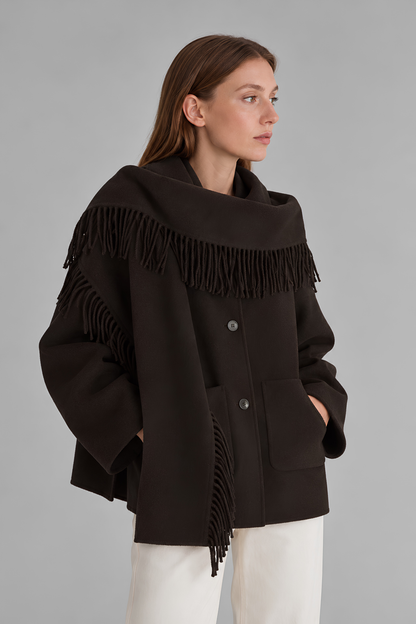 Sully Coat With Scarf