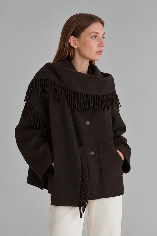Sully Coat With Scarf