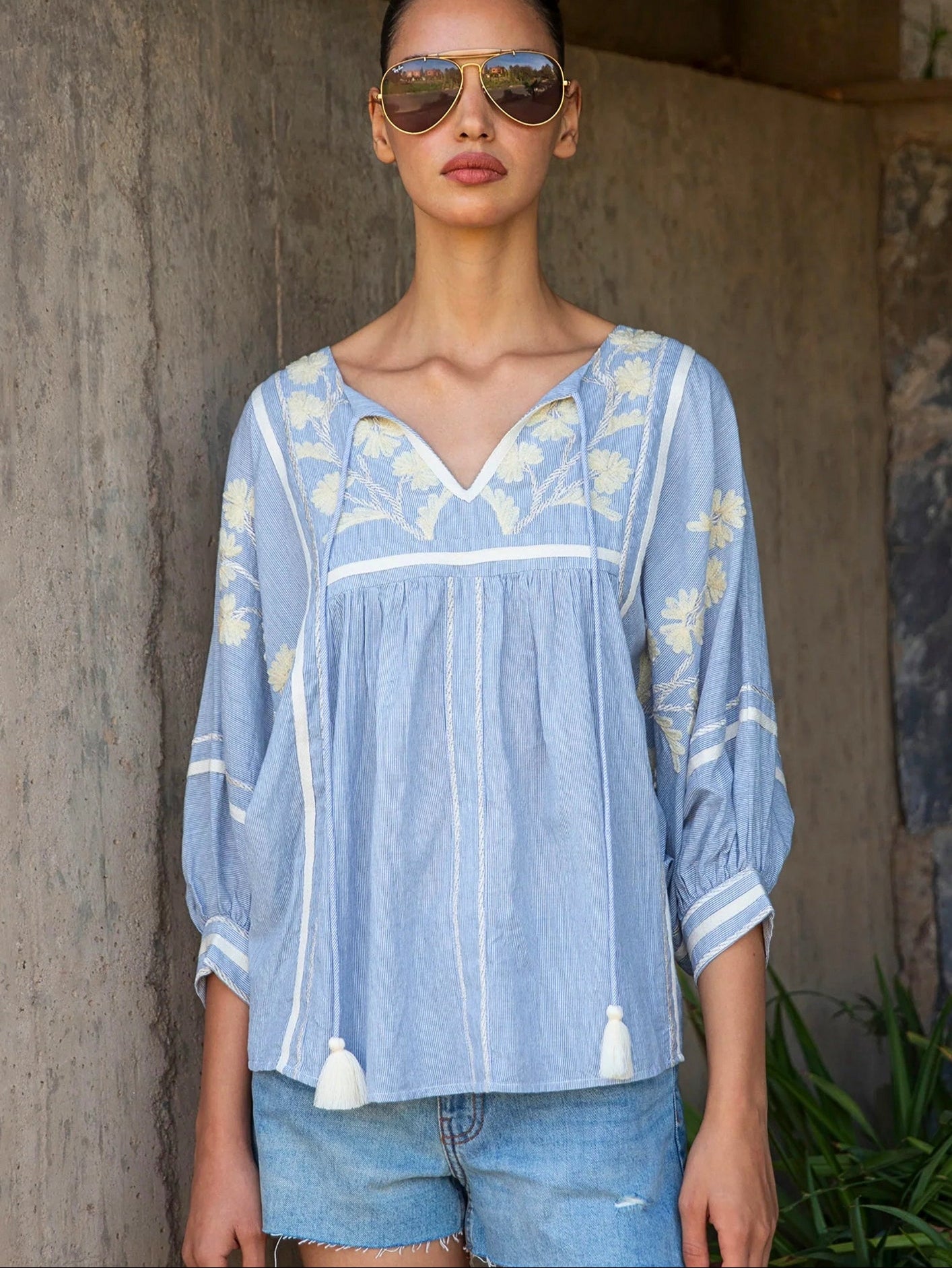 Hyacinth Striped Top