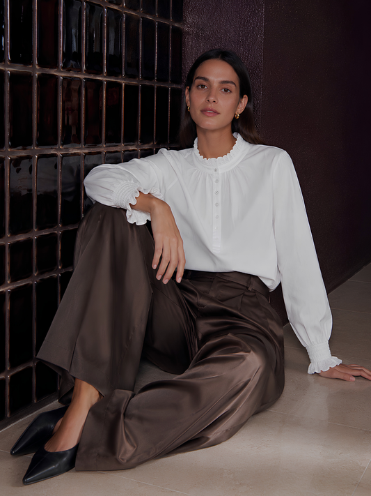 Frill Neck Blouse